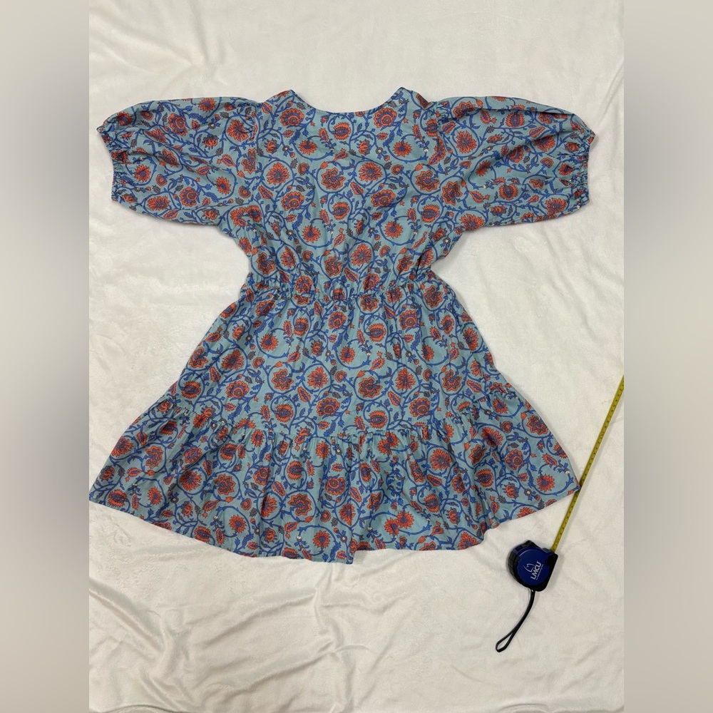 Sundry Blue and Pink Floral Mini Dress - Picture 6 of 12